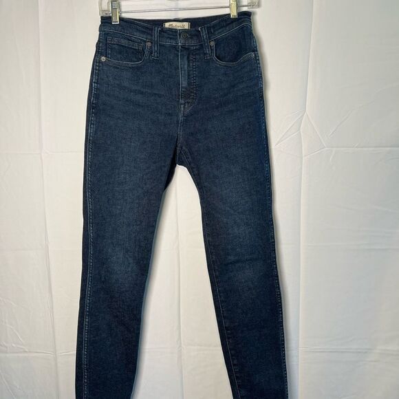 Madewell Dark Wash 10” High Rise Skinny Jeans - size 26 - Picture 6 of 9
